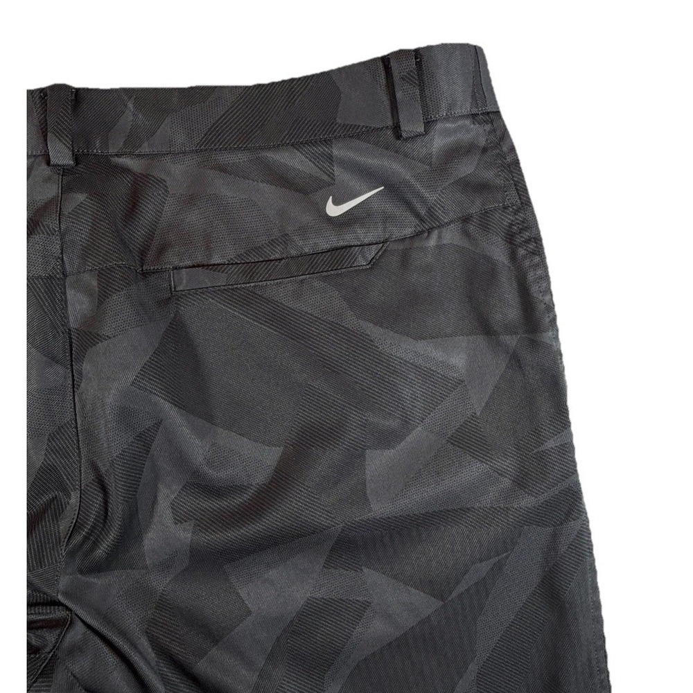 Nike Golf Pants Mens 38x32 Gray Camo Stretch Khakis Sport Flat Front Performance - Picture 5 of 5